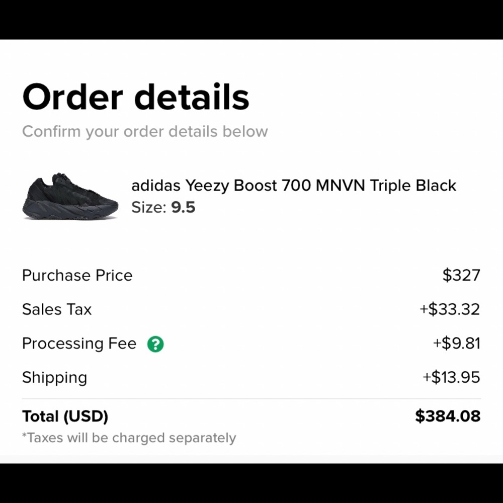 Yeezy 700 Mvnv Triple Black